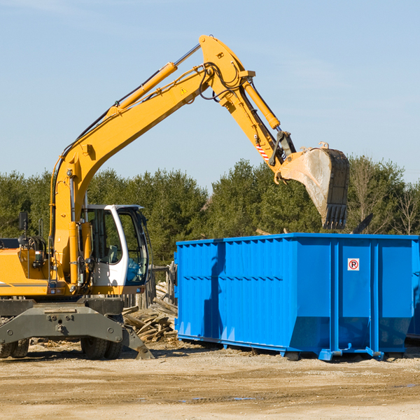 can i request a rental extension for a residential dumpster in Lee County